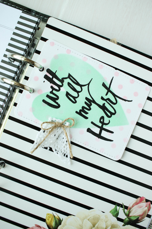 Heidi Swapp journaling card for your planner.