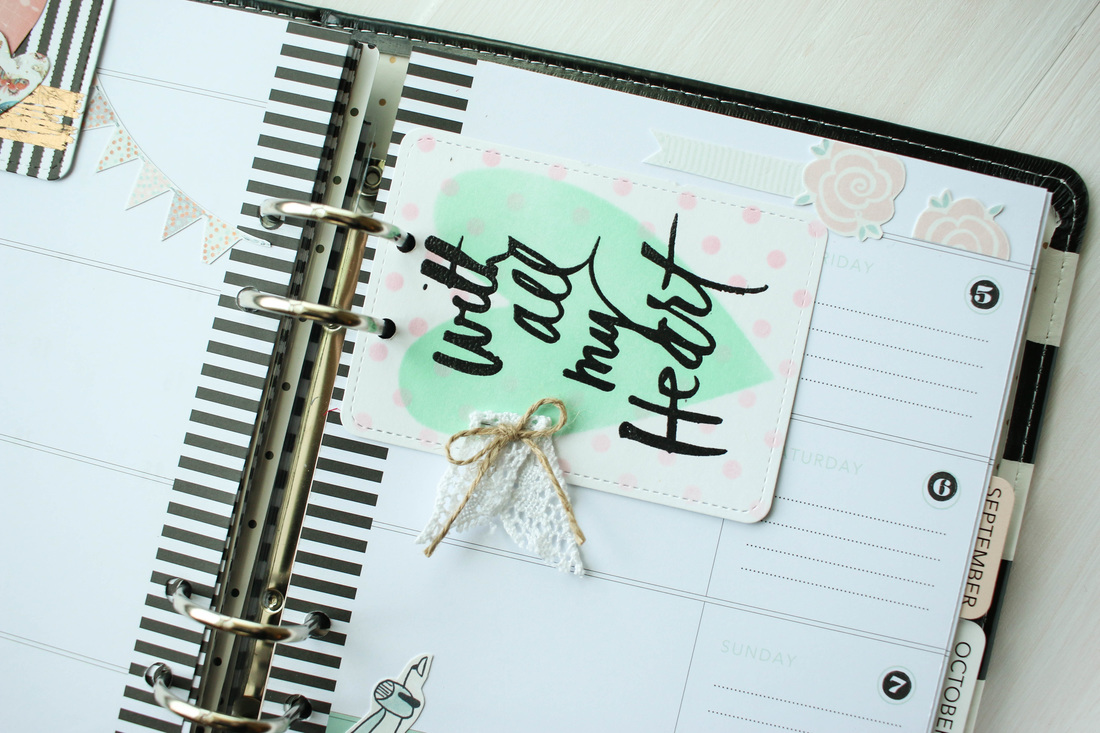 Creating a journaling card for your Heidi Swapp Memory Planner.